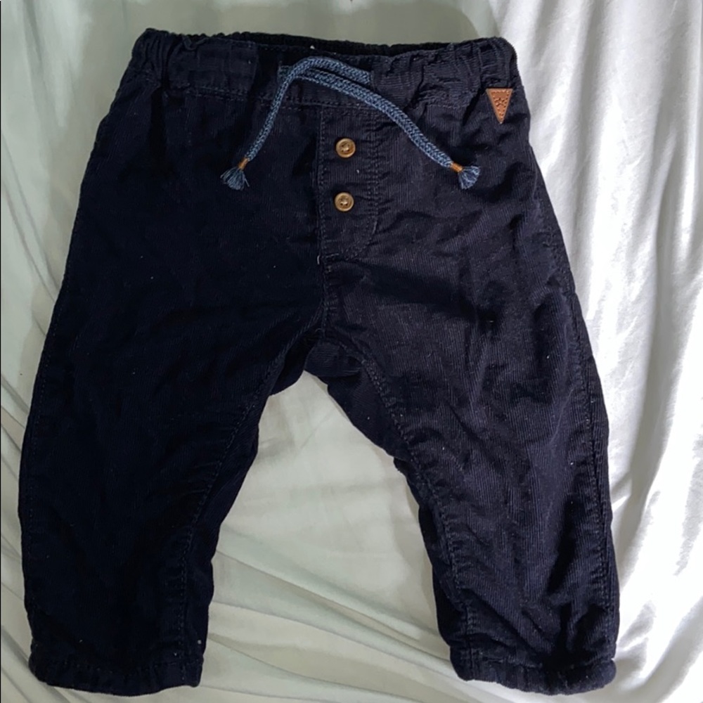 H&M Corduroy Cotten lined pants size 4-6 months